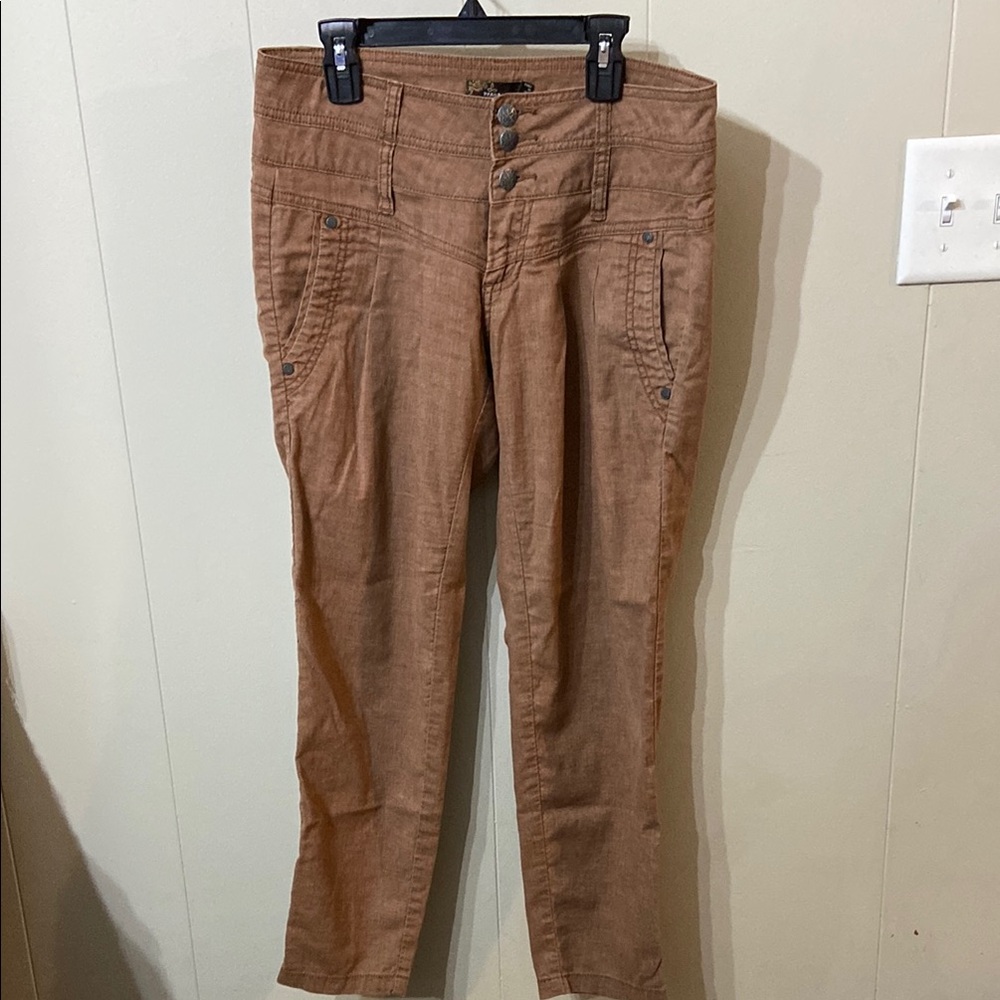 Prana Lizbeth pants - Hemp Linen Trouser/Capri
